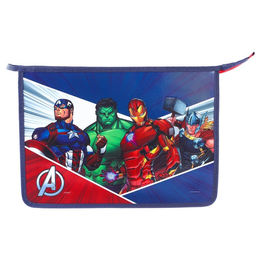 Папка для тетрадей А4, на молнии, с эффектом металлика, Мстители - Marvel фото 2