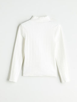 Bal?k?? Yaka K?z ?ocuk Triko Kazak