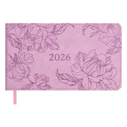 Еженедельник датированный 2026 ESCALADA, 150x87 мм, 64 л., арт. 70402/ 40 ВИННЕР ЛИЛОВЫЙ