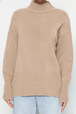 Vizon Genis Kal?p Yumusak Dokulu Basic Triko Kazak TWOAW23KZ00490