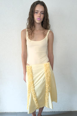 BODY TIRANTES ALGOD?N / Amarillo - Zara фото 7