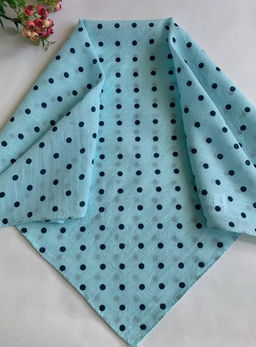 K13588 Платок 60/60 хлопок БИРЮЗОВЫЙ