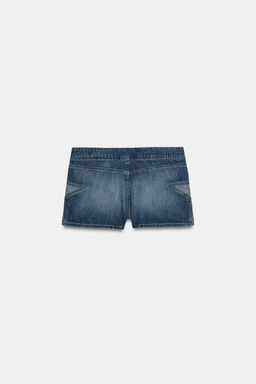 SHORTS MINI DENIM TRF ESTRELLAS / Azul - Zara фото 6