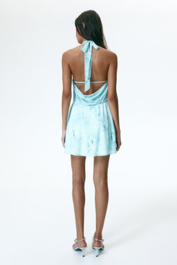 Vestido halter con escote drapeado - H&m фото 5
