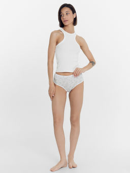 Трусы женские макси мультипак (3 шт.) белые с цветочками цветочки на белом 412075-3 - Mark formelle фото 3