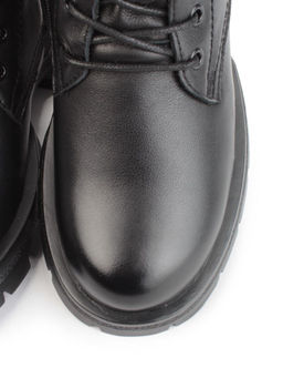 04-A917-1M BLACK Ботинки зимние женские (натуральная кожа, натуральная шерсть) - Фабричный китай фото 7