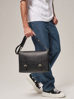 Мужская сумка David DBR 7095 черный  фото 2