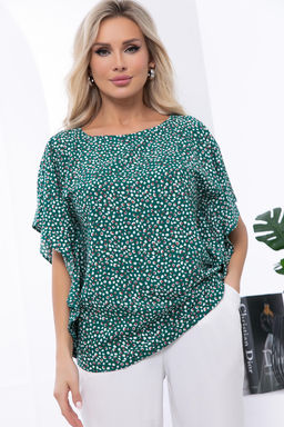 Блуза Леона (грин) Б6725 - Lt collection фото 8