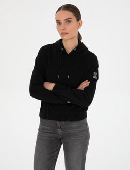 Siyah Comfort Fit Sweatshirt - Pierre cardin фото 3