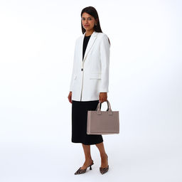 Сумка женская тоут TEXTURA на молнии, 33×9×23 см, бежевая