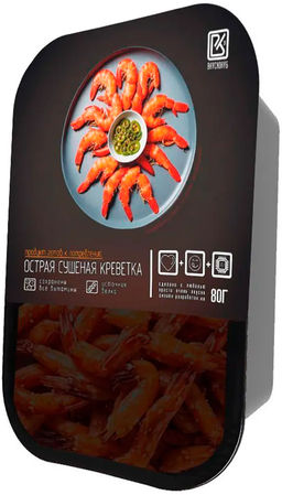 Ого.ВкусноКуб Острая сушеная креветка 20г