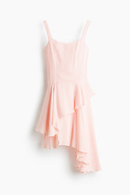 Vestido escalonado asim?trico