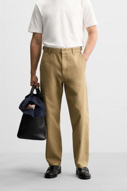REGULAR FIT CHINO TROUSERS - Zara фото 2