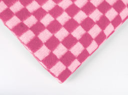 Одеяло байковое ОБ-200 140*205 клетка цв. розовый