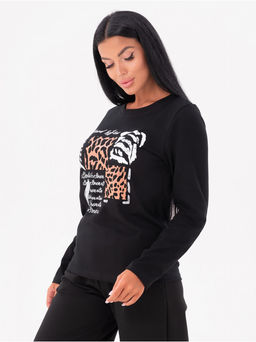 Лонгслив Форэвэр женский черный - София фото 7