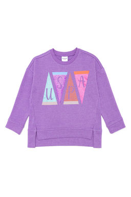 Сиреневая толстовка для девочек