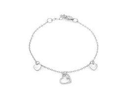 Браслет на ногу из серебра куб.циркон., Ю-44012