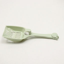 Туалет закрытый с совком, 47 х 40 х 39 см, бело-зеленый - Пижон фото 8