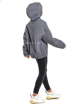 Худи one size с начесом удлиненное с капюшоном спортивное UD 8015 салатовый - Mini maxi фото 19