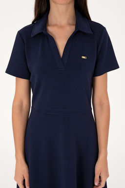 Kad_n Lacivert _rme Elbise Sepette S_rpriz _ndirim - U.s. polo assn фото 5