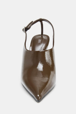 HIGH VAMP SLINGBACK SHOES - Zara фото 4
