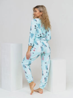 Костюм женский Текс-Плюс, цвет бирюзовый