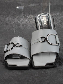 08-PEY184-3 BLACK/GRAY Босоножки женские (натуральная кожа) - No name фото 11