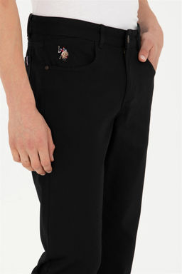 Мужские черные брюки из плотной ткани - U.s. polo assn фото 5