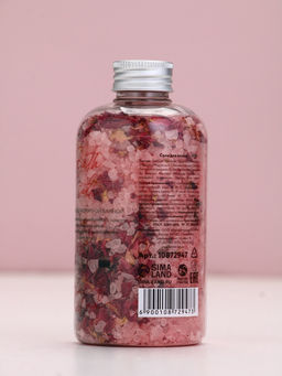 Соль для ванны с лепестками розы, 370 г