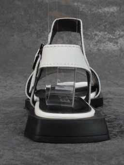 08-PEY183-1 WHITE Босоножки женские (натуральная кожа)