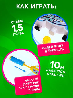 Водный пистолет Всех замочу!, ранец-баллон - Woow toys фото 4