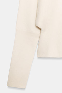 JERSEY PUNTO CUELLO PICO / Crudo - Zara фото 4