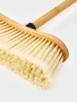 Щётка для пола Meli, 30×130 см, ворс 7 см, бамбук