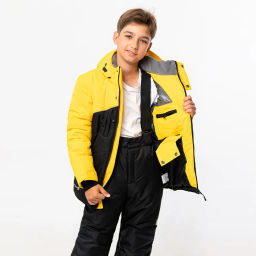 RODOS Утеплённый костюм М-228д Чёрный/Жёлтый