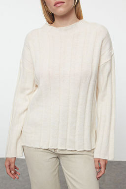 Kemik More Sustainable Yumusak Dokulu Basic Triko Kazak TWOAW25KZ00335 - Trendyolmilla фото 3