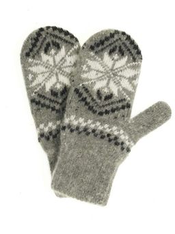 Варежки женские Звезда три цвета - Рассказовские варежки фото 5