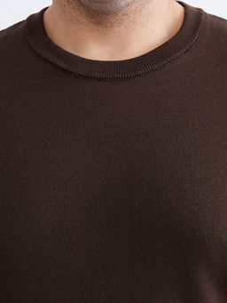 Bisiklet Yaka Erkek Triko Kazak