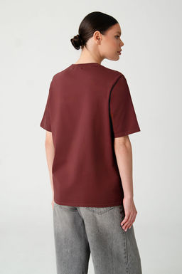 Арт. 3-1143 Футболка женская 42-50 (5 шт) Цвет:шоколад - Калинка фото 5