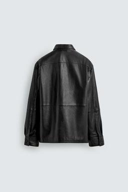 NAPPA LEATHER OVERSHIRT - LIMITED EDITION - Zara фото 9