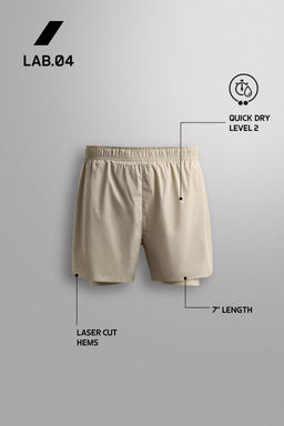 PANTALONES CORTOS RUNNING 2 EN 1 / Morado - Zara фото 6