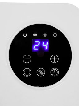 Тепловентилятор Engy N08, настенный, 2000 Вт, 2 режима работы, пульт ДУ