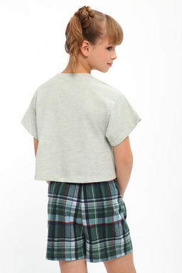 Пижама для девочки ПД-019-073 Кот Новый год