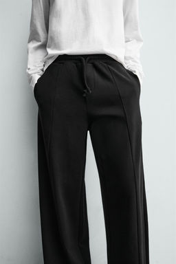 PANTAL?N JOGGER RELAXED FIT COSTURA / Negro - Zara фото 5