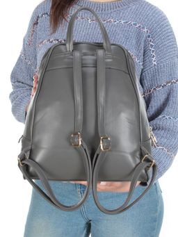 T3540 DK. GREY Сумка-рюкзак (искусственная кожа) - Фабричный китай фото 7