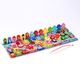 Логический центр 3 в 1 Животные, профессии, счёт 44,5 17,8 4,3 см - Simaland фото 2