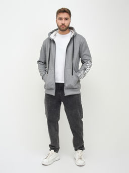 Толстовка муж. Дэнди 3-х нитка начес серый