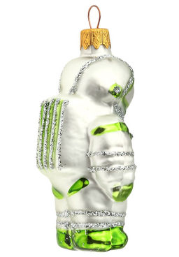Елочное украшение Космонавт 11см б.уп. ЗЕЛЕНЫЙ - Коломеев фото 2