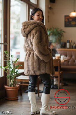 Шуба женская из искусственного меха - Bruno фото 2