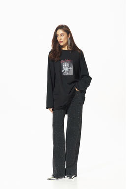 Лонгслив Party Mood Black - Erist store фото 2