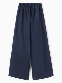 Брюки женские oversize MINAKU: Safari, синие, размер 42